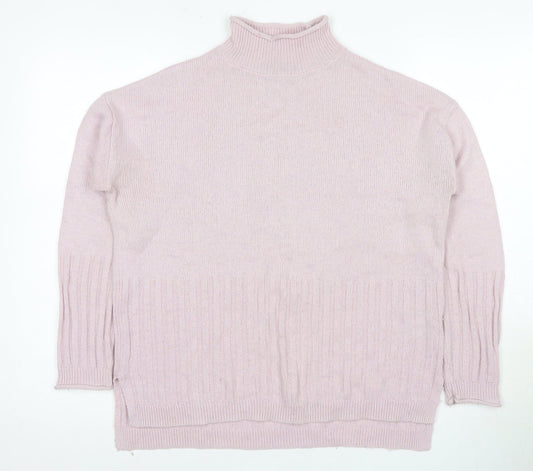 Womens UK Size XS Marks and Spencer Pink Pullover Jumper