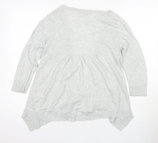 Womens UK Size UK 10 Dorothy Perkins Grey Cardigan Jumper