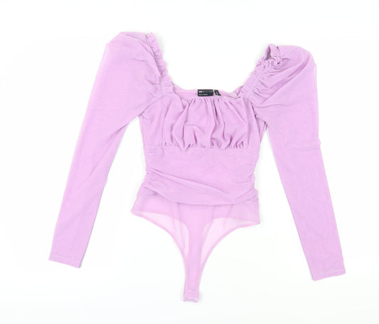 Womens UK Size 8 ASOS Design One-Piece Purple Bodysuit