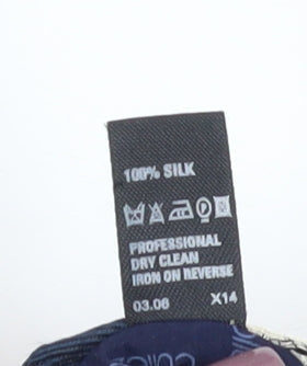 Marks & Spencer Men's Blue Striped Silk Tie