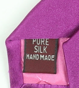 T.M.Lewin Men's Purple Silk Handmade Tie