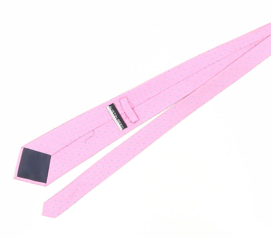 Austin Reed Pink Silk Men's Polka Dot Tie