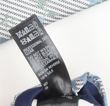 Marks and Spencer Men's Blue Silk Slim Tie
