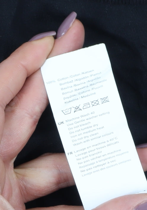 Slazenger Men's Black 2XL T-Shirt Crew Neck Short Sleeve