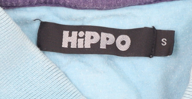 HiPPO Men's Blue Striped Polo Shirt - Size S