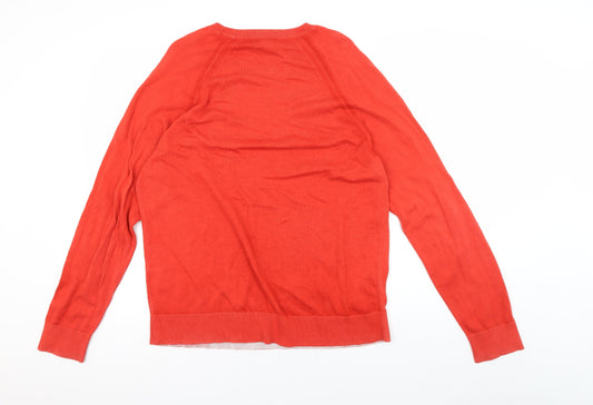 Banana Republic Men's Red Pullover Jumper - Size L