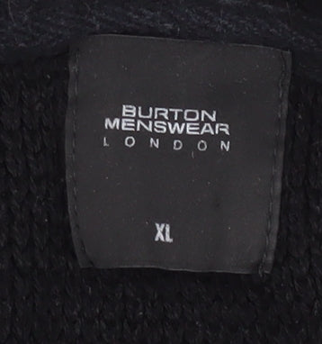 Burton Menswear London Black XL Men's Pullover Jumper