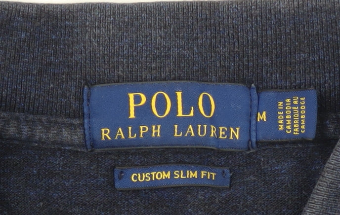 Ralph Lauren Men's Blue Slim Fit Polo Shirt M