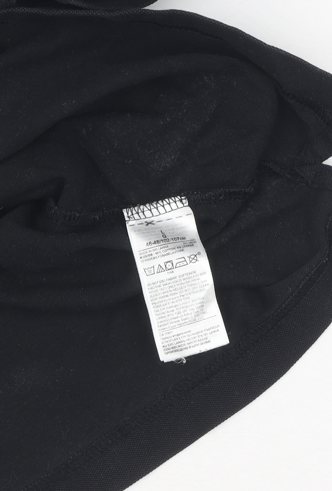 Mens UK Size L Banana Republic Black T-Shirt
