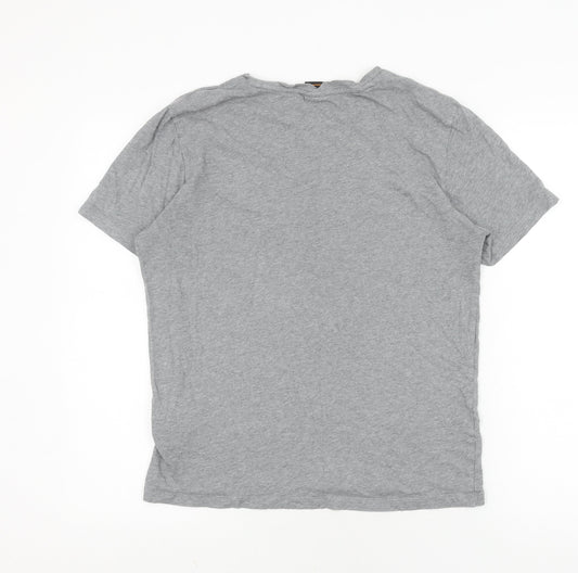 Mens UK Size M HUGO BOSS Grey T-Shirt