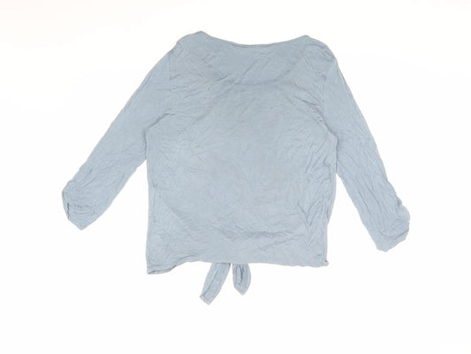 Cable & Gauge Women's Blue Basic Top, Size S