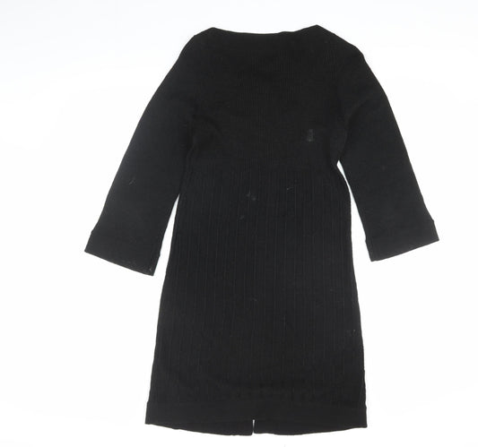 Monsoon Women's Black Knit Dress, Size 8