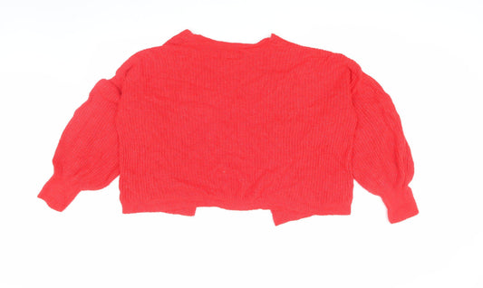 Womens UK Size 10 ASOS Red Cardigan Jumper
