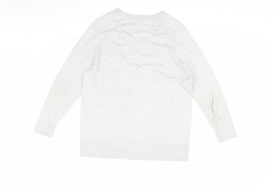 Womens UK Size S MNG Grey Pullover Jumper