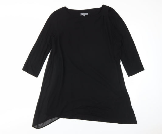 Additional front view of Principles Women’s Black Shift Dress, size UK 16