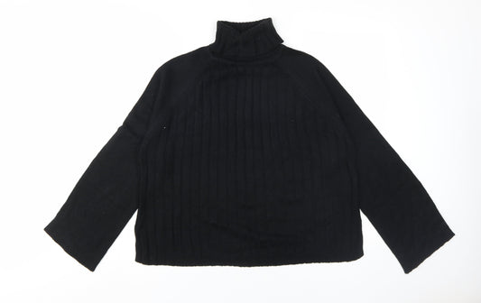 Womens UK Size 10 Threadbare Black Pullover Jumper