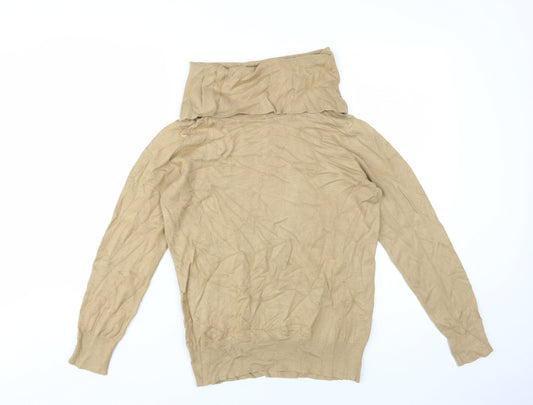 Womens UK Size M Klass Beige Pullover Jumper