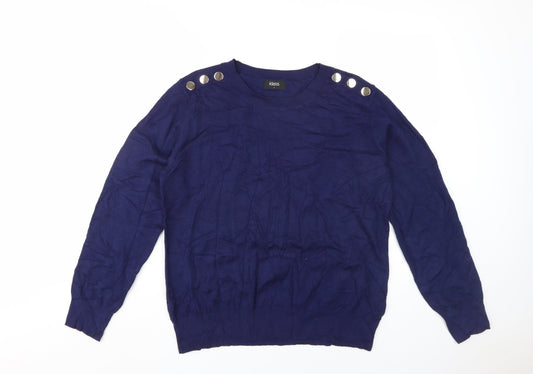 Womens UK Size L Klass Blue Pullover Jumper