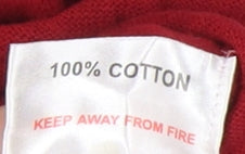 James Pringle Men's Red Cotton Vest, Size S, V-Neck, Knit