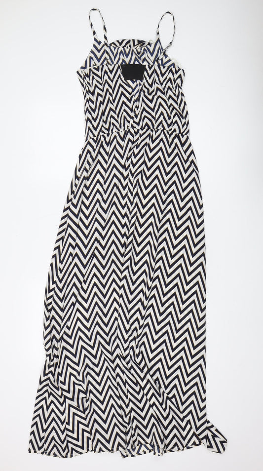 Influence Womens Multicoloured Chevron Maxi Dress