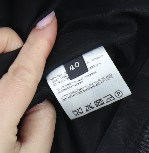 Marc O'Polo Women's Grey A-Line Short Skirt Size 12