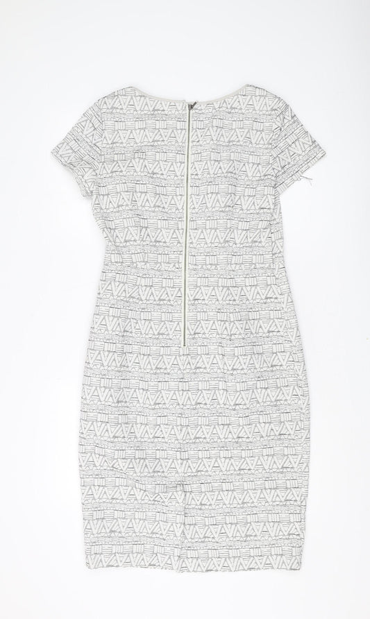 Next Women’s Geometric Sheath Dress, Size 12