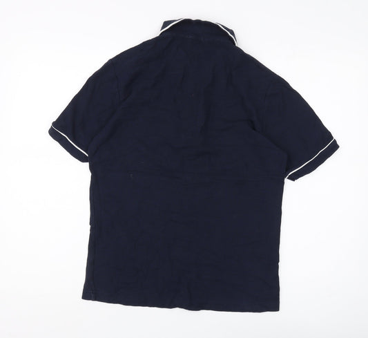 Penguin Men's Blue Slim Fit Polo Shirt - Size S