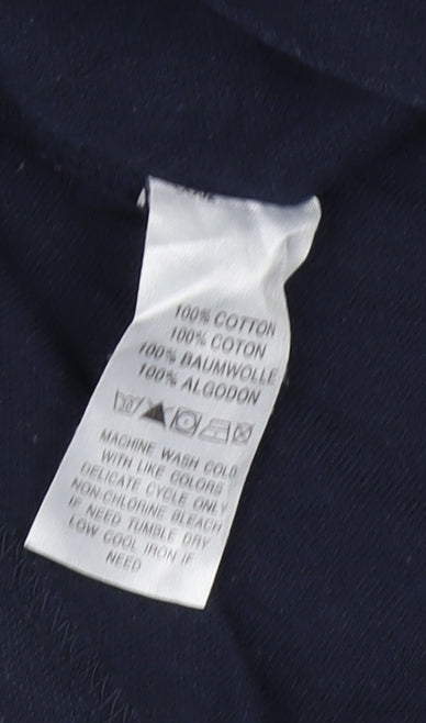 Penguin Men's Blue Slim Fit Polo Shirt - Size S