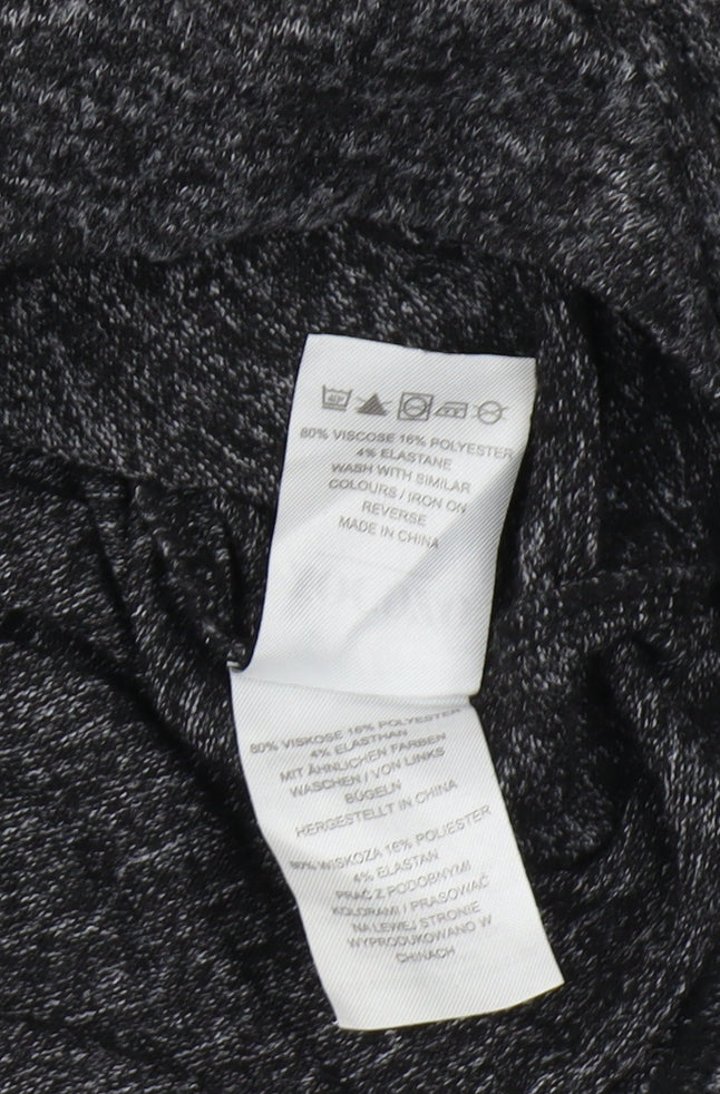 Womens UK Size 12 Nocozo Black Basic T-Shirt