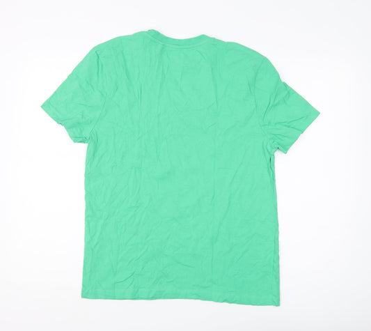 Mens UK Size L Friends Green T-Shirt