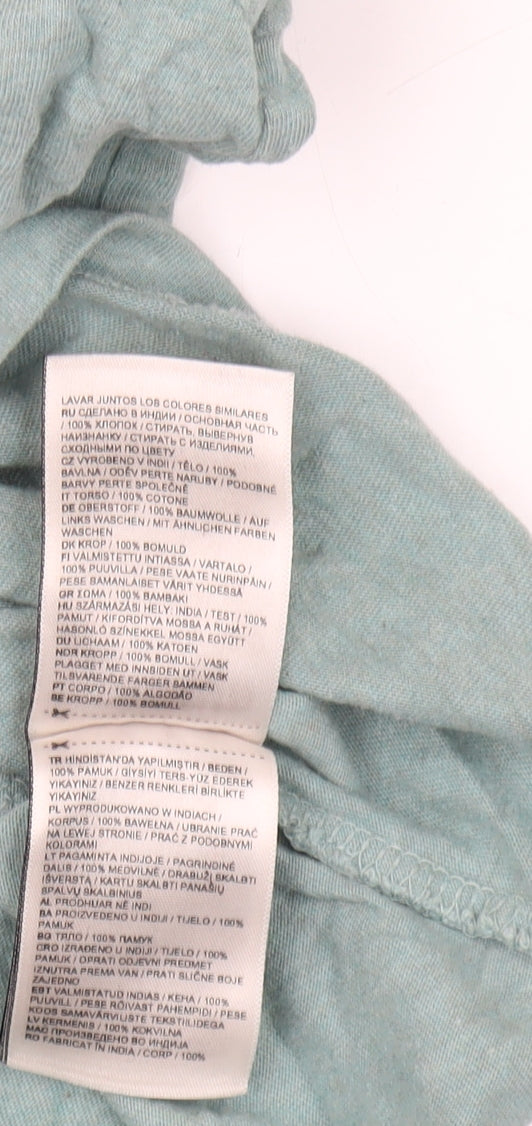 Womens UK Size 10 Superdry Green Jersey T-Shirt