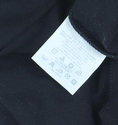 Lands' End Women's Black M Basic T-Shirt