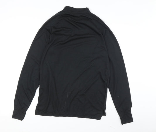 Trespass Men's Black Long Sleeve T-Shirt, Medium