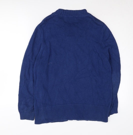 Womens UK Size M Bm collection Blue Cardigan Jumper