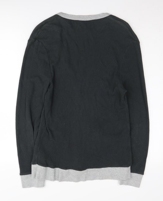 Topman Men's Grey Cardigan Size S - Classic V-Neck Knit Jumper