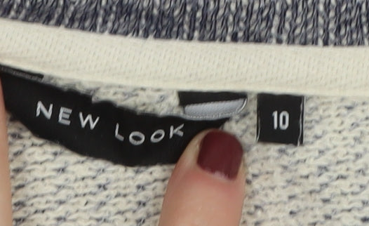 Womens UK Size 10 New Look Grey Jumper Jumper