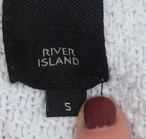 Womens UK Size S River Island White Pullover Jumper