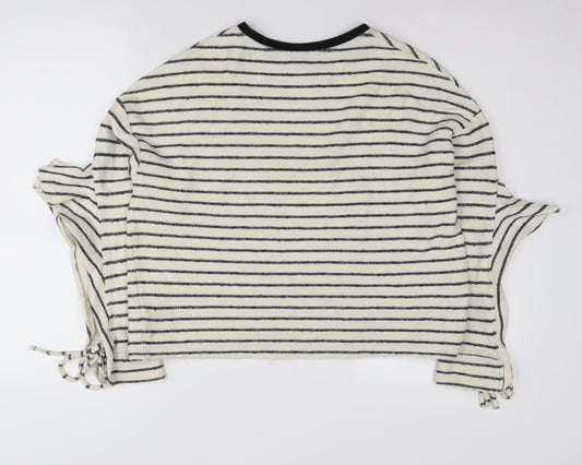 Womens UK Size M River Island Ivory Pullover Jumper