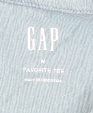 Womens UK Size M Gap Blue Basic T-Shirt