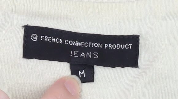 Mens UK Size M French Connection Beige T-Shirt
