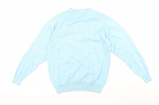 Womens UK Size S Wolsey Blue Pullover Jumper