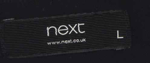 Next Men's Black V-Neck Pullover Jumper Size L