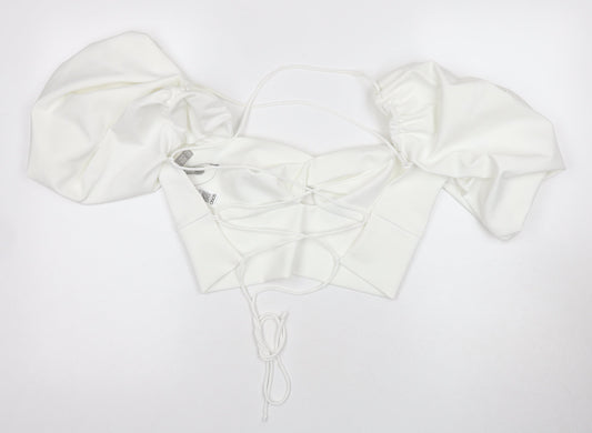 Womens UK Size 10 ASOS White Camisole Blouse