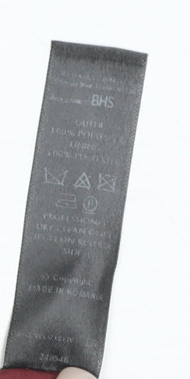 BHS Women's Red Sheath Dress Size 16 Sleeveless V-Neck