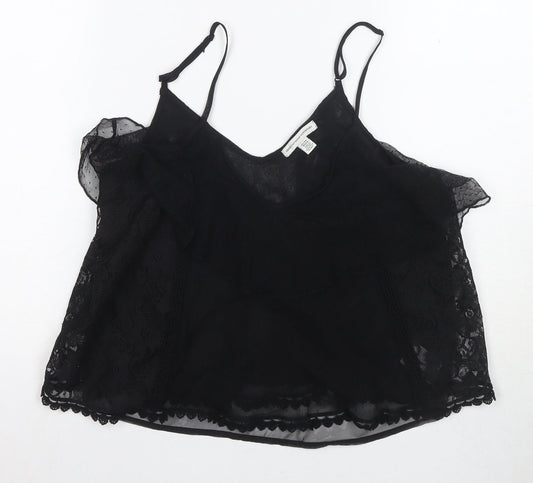 Womens UK Size XS American Eagle Outfitters Black Camisole Tank