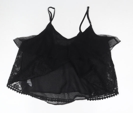 Womens UK Size XS American Eagle Outfitters Black Camisole Tank
