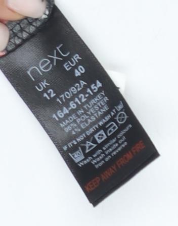 Next Women's Animal Print Midi Wrap Dress, Size 12