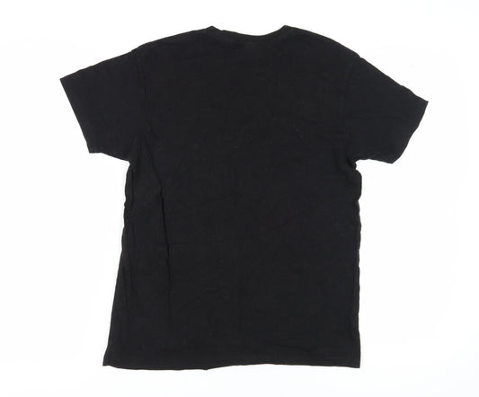 B&C Collection Men’s Black Medium Crew Neck T-Shirt