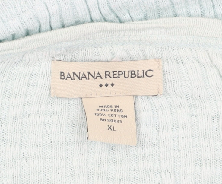 Banana Republic Women's Blue XL Blouse with Buttons