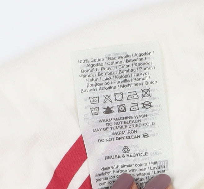 Jack & Jones Men's White Sleeveless Logo T-Shirt, Size S